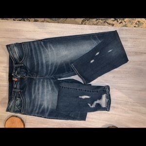 Buckle black denim